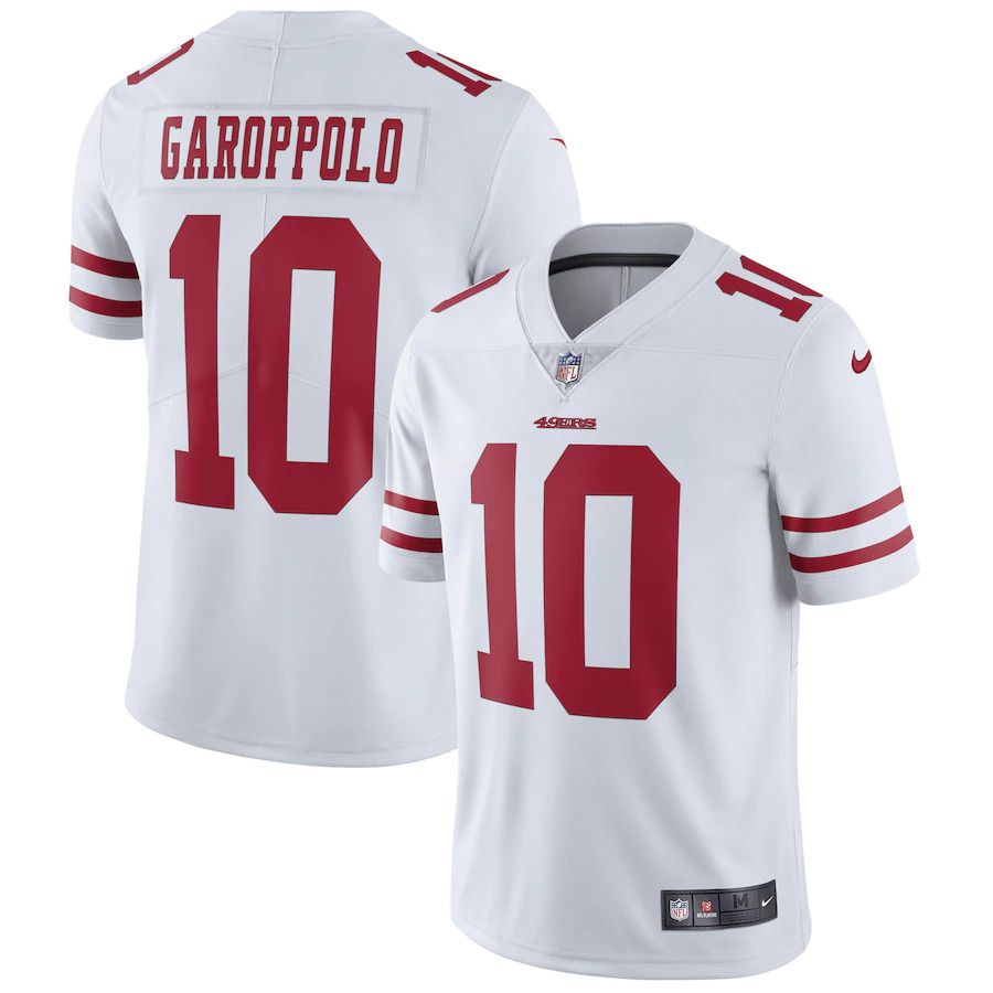 Men San Francisco 49ers #10 Jimmy Garoppolo Nike White Vapor Untouchable Limited NFL Jersey->san francisco 49ers->NFL Jersey